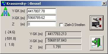 Kras -> Bessel